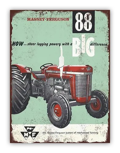 Distressed massey ferguson - massey,
