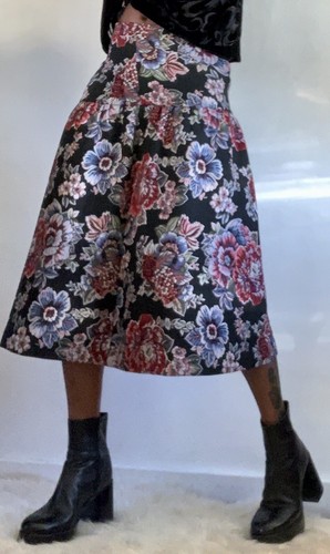 Zara black floral - floral, print
