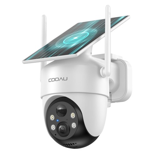 Cooau solar security camera - security,