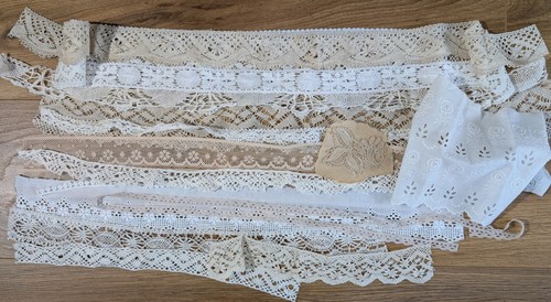 Vintage lace trim - vintage, snippet