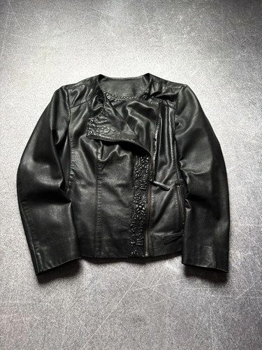 Vintage black leather - vintage, jacket