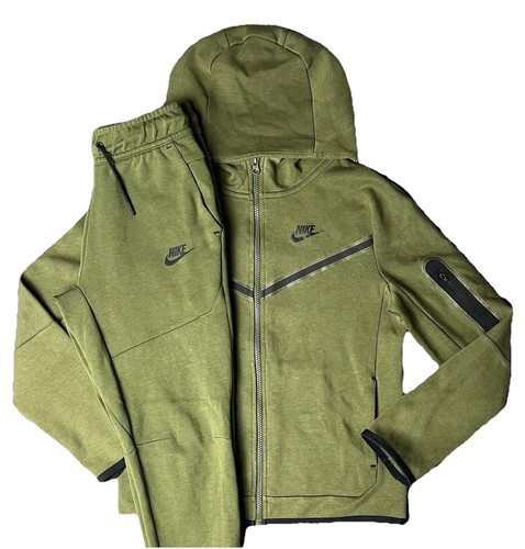 Nike tech tracksuit - tracksuit, green