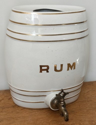 Antique 19thc ceramic rum - antique,