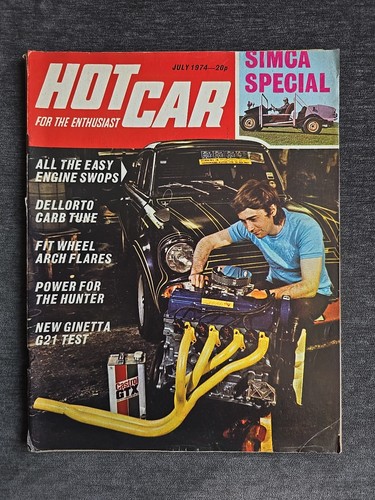 Hot car magazine july 1974 - car,