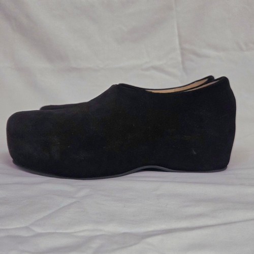 Terhi pölkki suede clog - suede, black