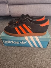 Vintage Adidas Brussels Made In West Germany Size 7.5 not london,malmo,dublin