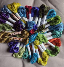 20 Skeins Large Silk Stranded