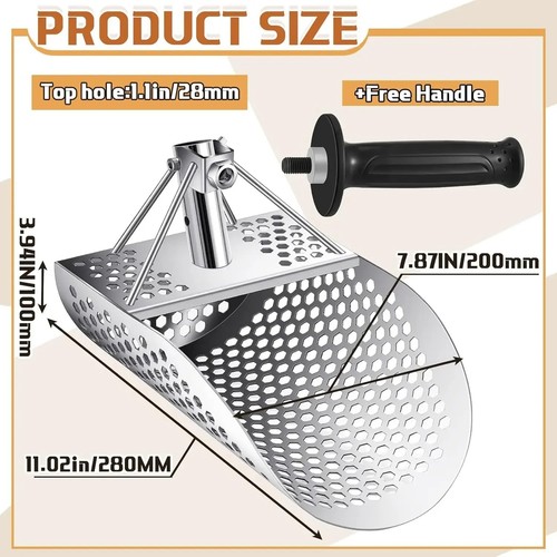 Stainless steel metal detector - steel,