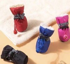 Anti-Dirty Warm Dog Shoes - Rubber Cover Puppy Cat Boots for Small Pets