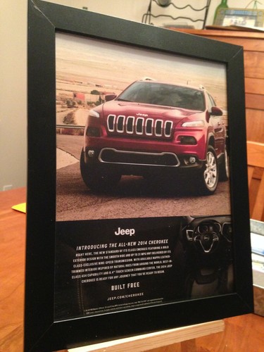 Framed original 2014 jeep - framed,