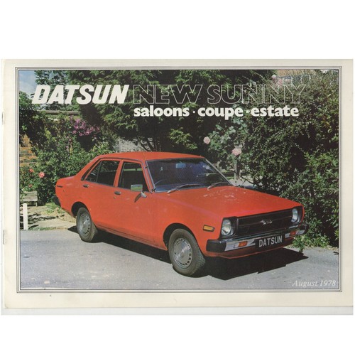 Datsun new sunny saloon coupe - new,