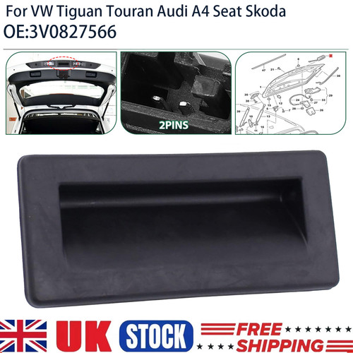 3v0827566 tailgate boot - 3v0827566, handle