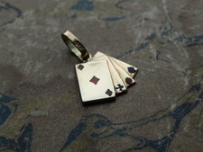 Charm Playing Cards 9CT Gold -