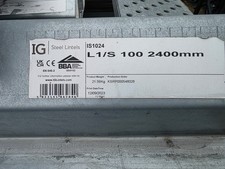 Steel cavity wall lintel - ig,