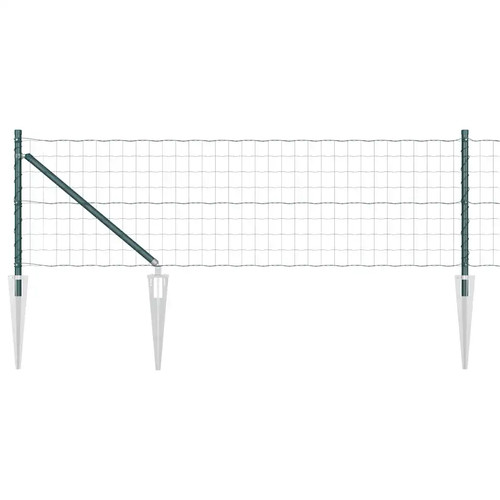 Euro fence with - with, concrete
