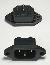 Power socket connector - socket, 250v