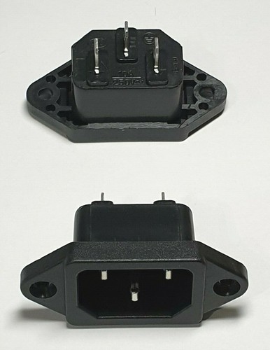 Power socket connector 250v - socket, ac