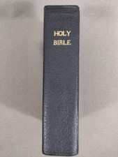 The Oxford Self Pronouncing Bible S.S. Teachers Edition Black Faux Leather 1901
