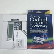 Seiko ER6700 Oxford Dictionary Thesaurus Encyclopedia Crossword Solver BOXED 