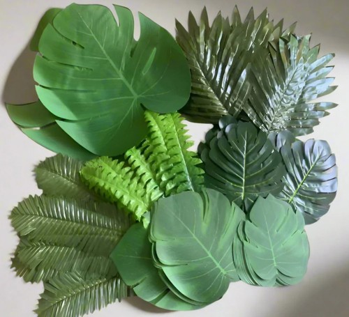 60pcs artificial tropical palm - 60pcs,