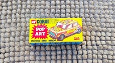 Corgi Toys No. 349  -  MINI MINOR-  'POP ART'  Perfect Box !!!