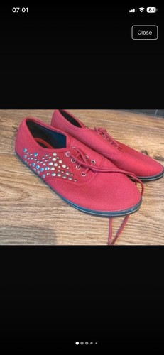 Size red canvas - size, 4