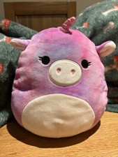 Squishmallow Squishmallows Lola The Unicorn Soft Toy Cuddly Plush Kellytoy 7.5”