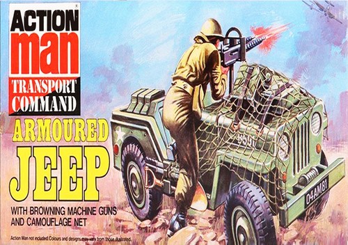 Vintage action man - man, armoured