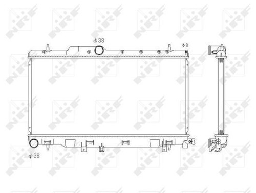 Nrf radiator for subaru - radiator,