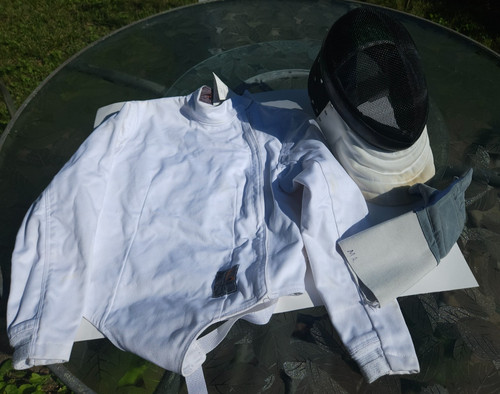 Fencing jacket helmet glove - fencing,