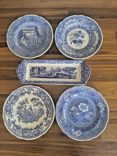 Spode blue white - white,