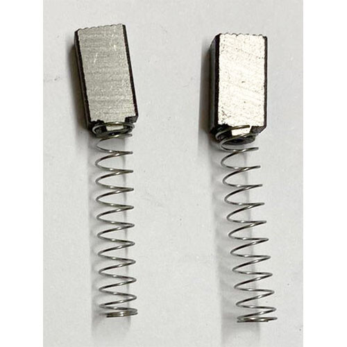 Carbon brushes for black and - brushes,