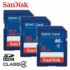 SanDisk 4GB 8GB 16GB 32GB C4 SD SDHC Standard Class4 Ultra Memory Card