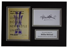 Willie McFaul Signed Autograph