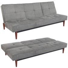 Velvet Suede Fabric Sofa Bed