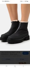 H&M black winter ankle boot