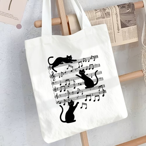 Black cat music - music, tote