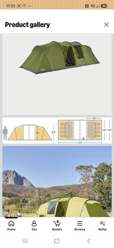 Man tent never been used - man,