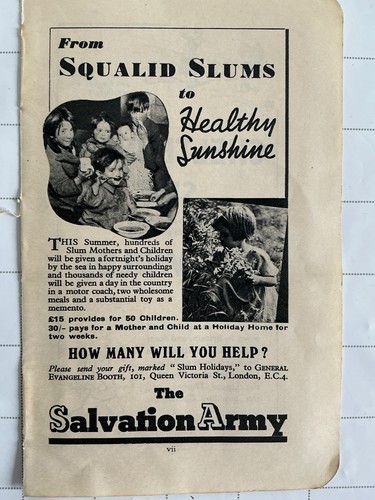 The salvation army 1939 - the,