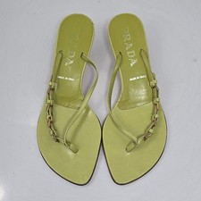 Vintage Prada 35.5 Lime Green