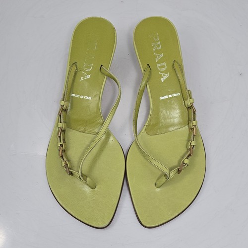 Vintage prada lime - vintage, 35.5