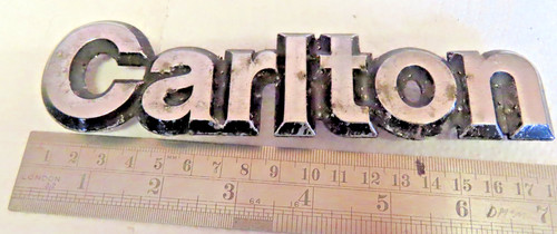 Vauxhall carlton metal badge - vauxhall,