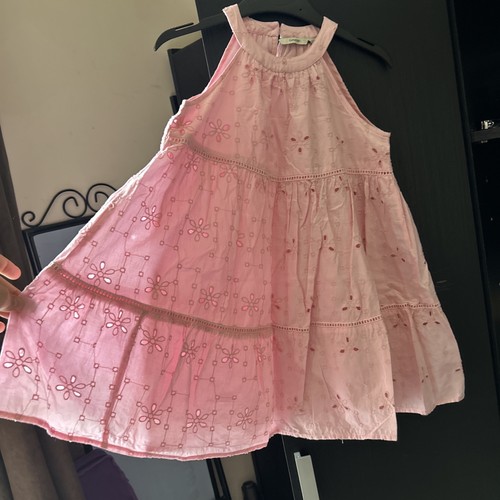 Girls pink halter neck summer - girls,