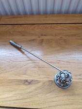 Ornate Pewter Candle Snuffer -