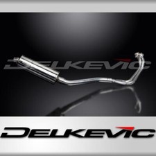 YAMAHA TDM850 91-01 FULL EXHAUST SYSTEM 350mm STAINLESS OVAL BSAU SILENCER