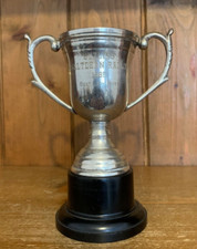 Butlins Saltdean Rally vintage silver plate trophy, trophies, trophy