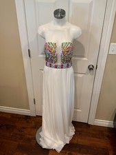 JVN by Jovani White Beaded