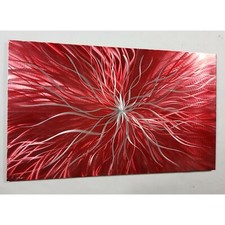 Modern abstract metal wall