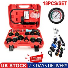 18pc/set Radiator Cooling System Pressure Tester Coolant Purge Refill Vacuum Kit