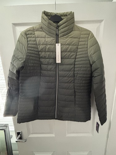 Roman funnel padded coat - coat, khaki